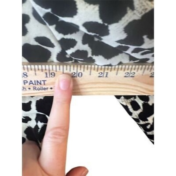 Nygard Collection Womens Blazer Size 14 Leopard Print Velvet Animal Print - Picture 8 of 9